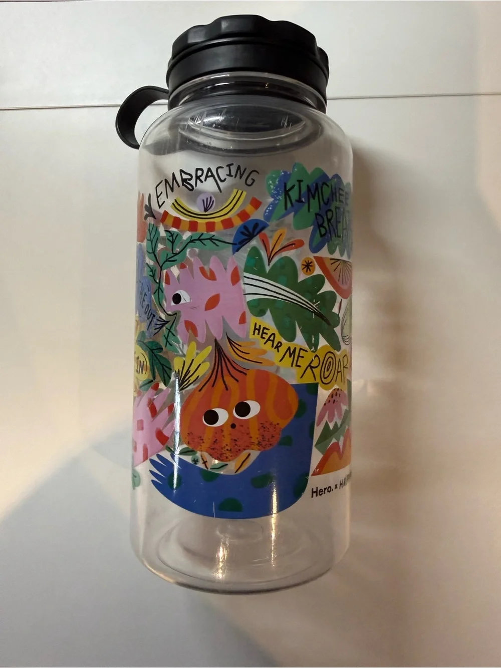 H2Go x hero cosmetics water bottle